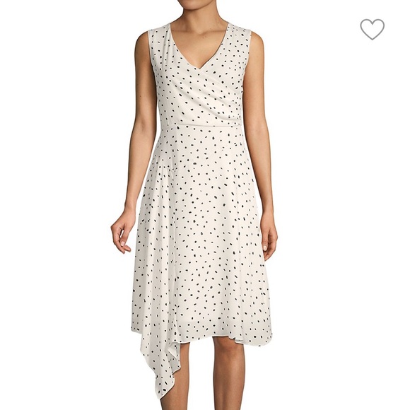 Donna Karan Polka Dot Dress
